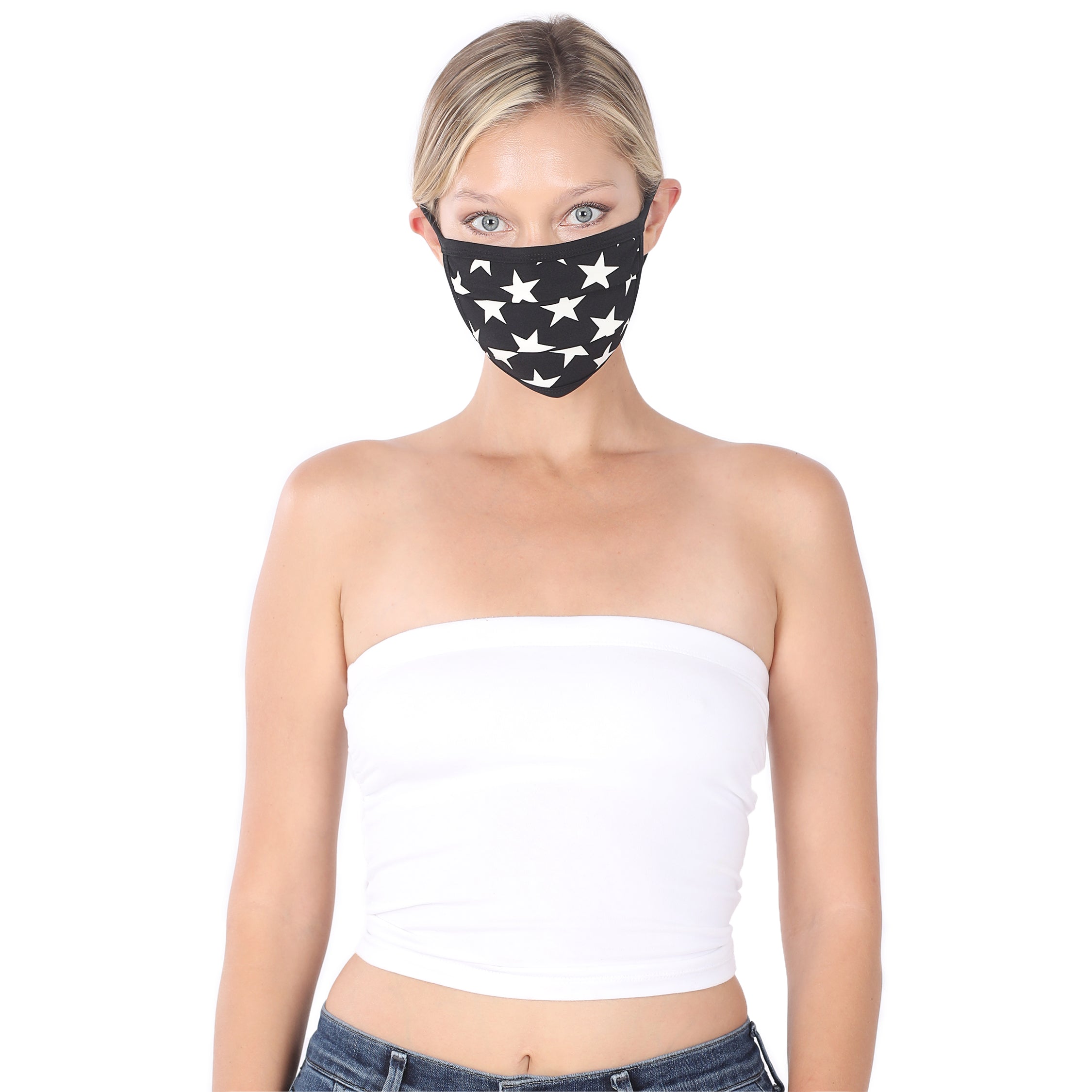 6 Pack Star Print Washable Cotton Face Mask – Shop Lev