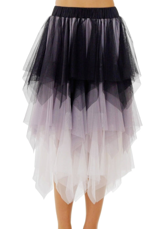 Layered Colors Tulle Skirt - Shop Lev