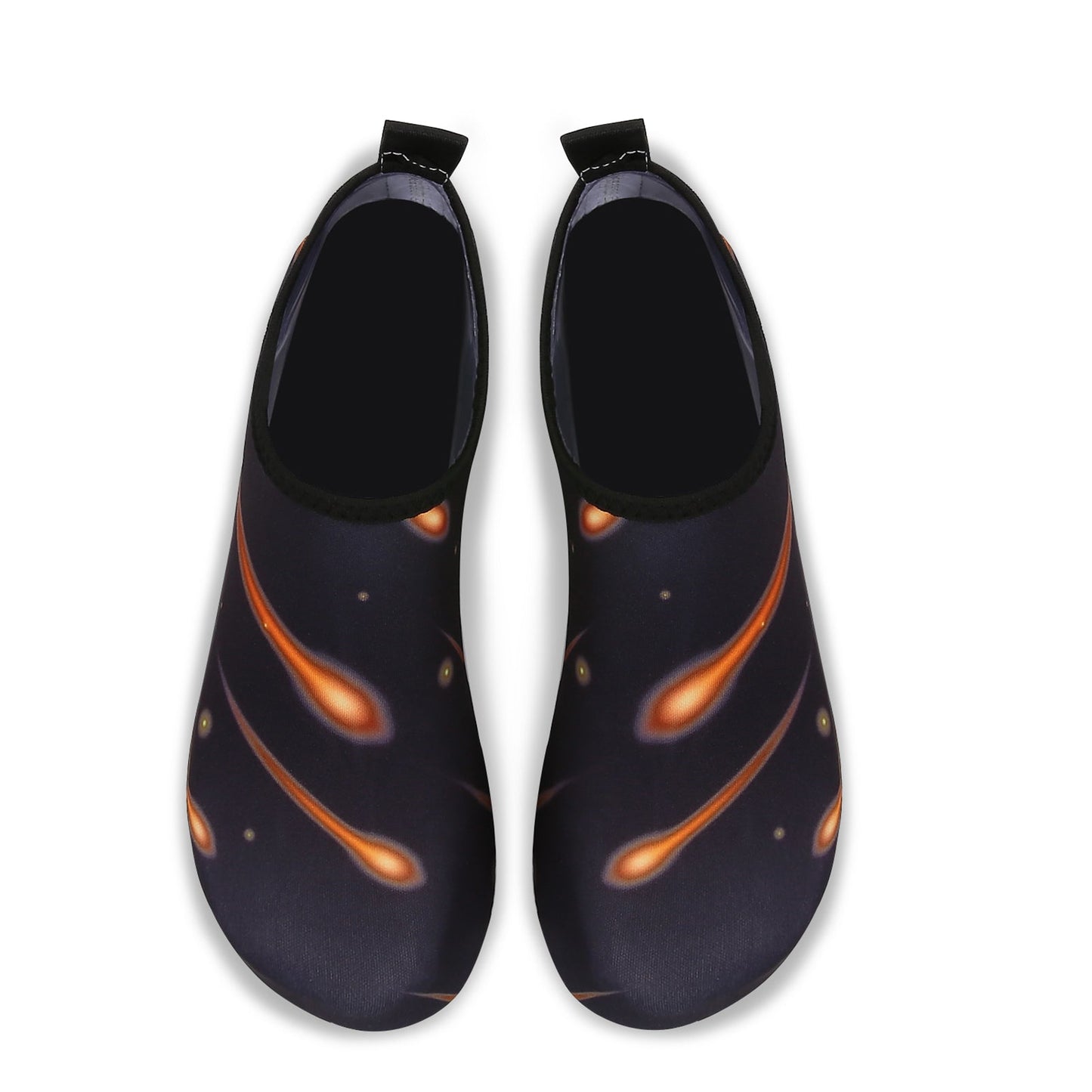 Men and Women a Slip On Barefoot Quick-Dry Beach Aqua Yoga Water Shoes (Shooting Star/Black)