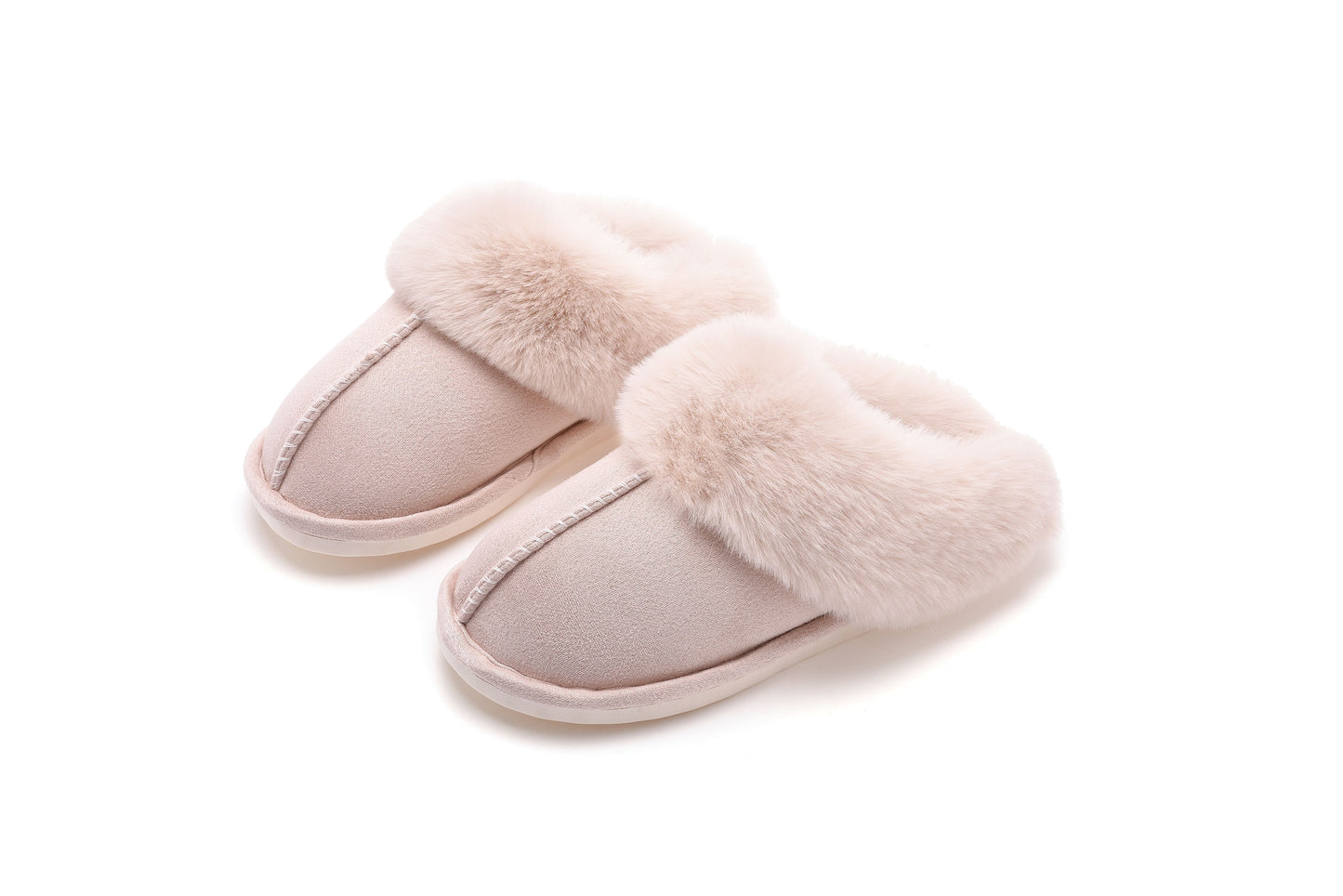 Winter Comfy Fluffy Fur Home Indoor and Outdoor Slipper Slider